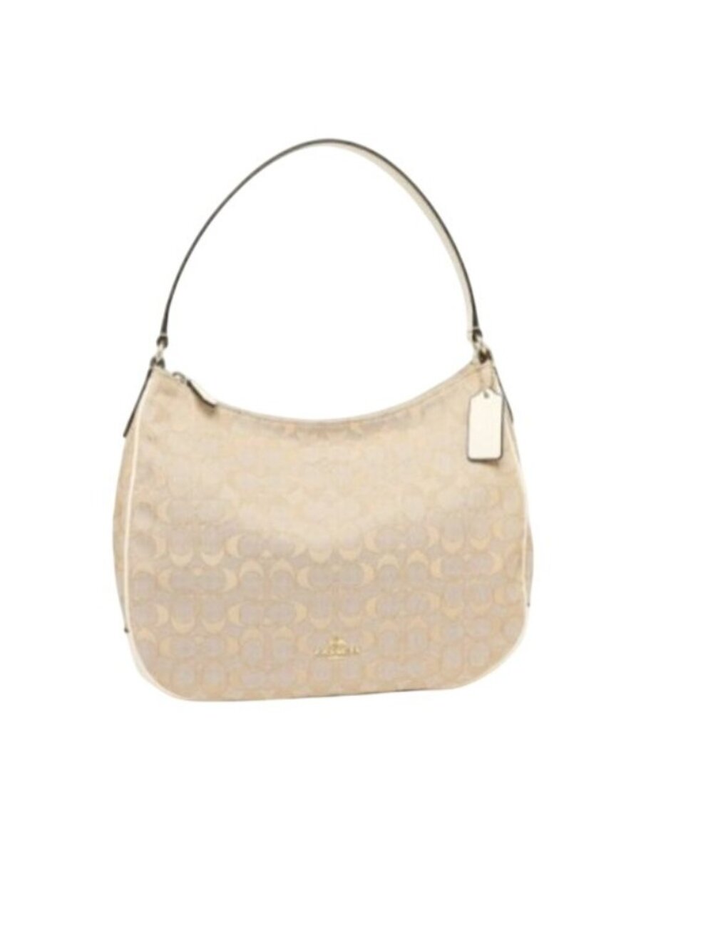 Coach F29959 Zip Shoulder Bag in Signature Jacquard, IM/DQC